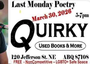Last Monday Poetry at Quirky feat. Tyler Frederick