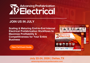 Advancing Electrical Prefabrication 2026