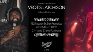 Live Jazz @ Barbary Coast SF w/ Veotis