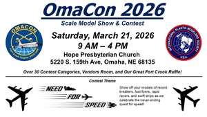 OmaCon 2026 Scale Model Show and Contest