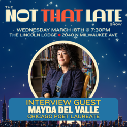 Chicago Poet Laureate Mayda Del Valle hits Chicago’s Late Night Talk Show
