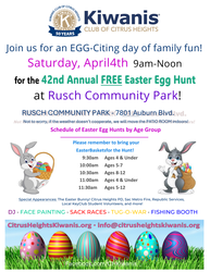 42nd Annual Easter Egg Hunt