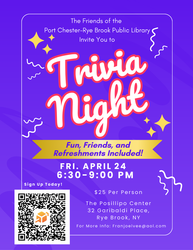 The Friends of the Port Chester-Rye Brook Present: Trivia Night!