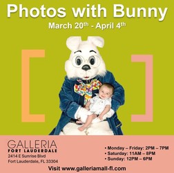 Easter Bunny Photos at Galleria Fort Lauderdale