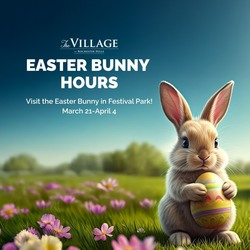 Free Visits With The Easter Bunny At The Village of Rochester Hills!