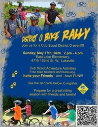 Bike Rally with the Cub Scouts