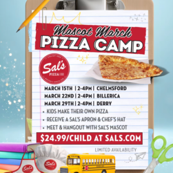 Pizza Camp at Sal's Pizza in Billerica!