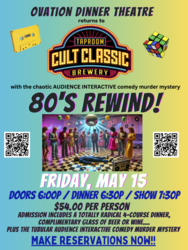 80's Rewind Murder Mystery Dinner