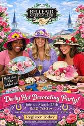 Kentucky Derby Hat Decorating Workshop at the Belleair Garden Club