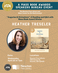“Auguries & Divinations”: A Reading and Q&A with Heather Treseler