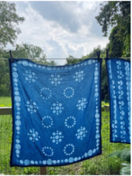 Screen Printing Clay Resist & Indigo Workshop with Local Artist Kristy Bishop