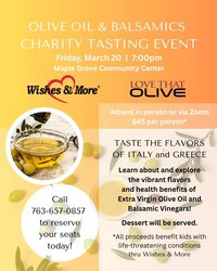 Olive Oil & Balsamics Charity Tasting Event