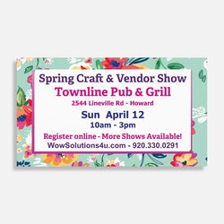 Townline Spring Craft & Vendor Show