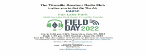 ARRL Field Day with Titusville Amateur Radio Club K4KSC