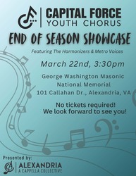 Capital Force Youth Chorus: End of Season Showcase