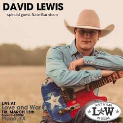 DAVID LEWIS w/ special guest Nate Burnham