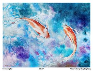 Watercolor Workshop with Hongbing Tang