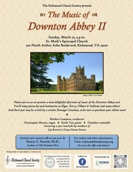 Richmond Choral Society Presents the Music of Down Abbey