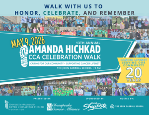 13th Annual Amanda Hichkad CCA Celebration Walk