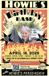 On Thursday April 16, 2026 at 5:30pm Howie's Persuasion will Rock n Roll at Giaco's Valley Roadhouse