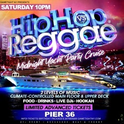 NYC Spring Break HIP HOP VS REGGAE® Saturday Midnight Yacht Party Cruise