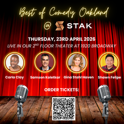 Best of Comedy Oakland at STAK Thu Apr 23 8pm