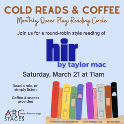Arc Stages Queer Play Reading Circle, March 21