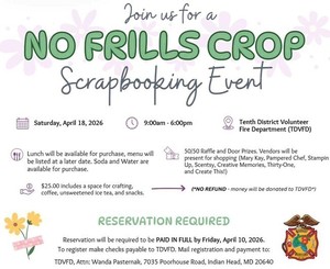 No Frills Crop Scrapbooking Event