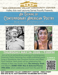 Evening of Contemporary American Poetry : featuring Albert Flynn DeSilver and Aja Couchois Duncan