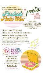 Poeta Poolside Patio Vibe at The East Austin Hotel