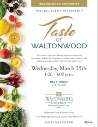 Taste of Waltonwood | Waltonwood University