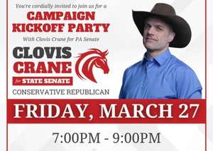 Campaign Kickoff Party for Clovis Crane