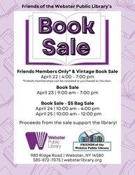 Friends of the Webster Public Library - Spring Book Sale