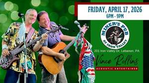 Live Music with Vince Rollins Duo at the Miner's Pub!