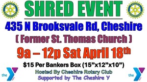 Cheshire Rotary Club - Community Shred Event
