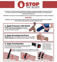 Basic first aid/stop the bleed