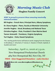 Morning Music Club presents the Hughes Family Concert
