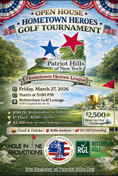 Hometown Heroes Indoor Golf Tournament and Open House at the Rotterdam Golf Lounge
