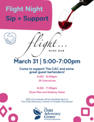 Flight Night Sip & Support - The Child Advocacy Center Fundraiser