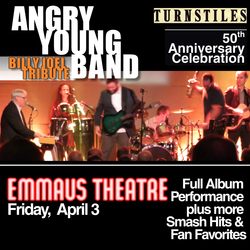 Angry Young Band: The Billy Joel Tribute at Emmaus Theatre