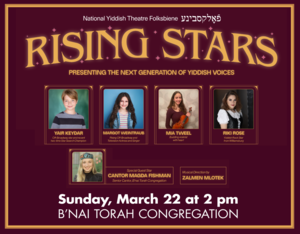 RISING STARS: THE NEXT GENERATION OF YIDDISH VOICES