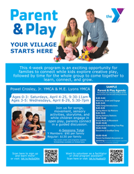 Parent & Play at M.E. Lyons YMCA