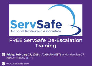 ServSafe De-Escalation Training – FREE Program