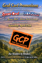 Grail Card Promotions Sports Card and TCG Show