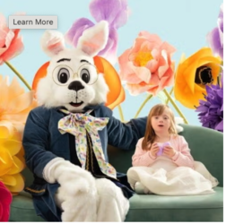 A Special Visit with Caring Bunny at Potomac Mills