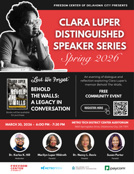 Clara Luper Distinguished Speaker Series