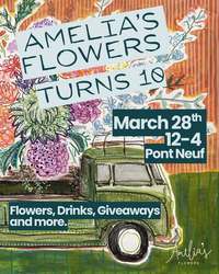 Amelia’s Flowers 10th Anniversary Party