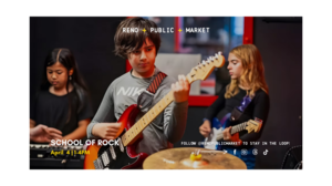 School Of Rock at Reno Public Market