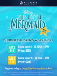 Footlite Musicals Summer Children’s Workshop