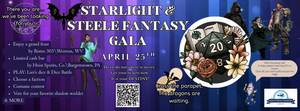 Starlight & Steele fantasy gala fundraiser